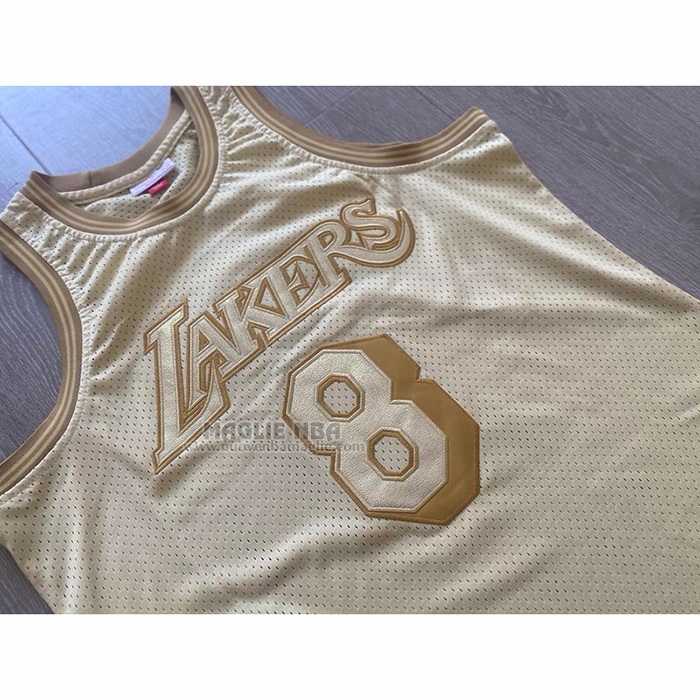 Maglia
 Kobe Bryant NO 8 Los Angeles Lakers Mitchell & Ness 1996-97 Or
